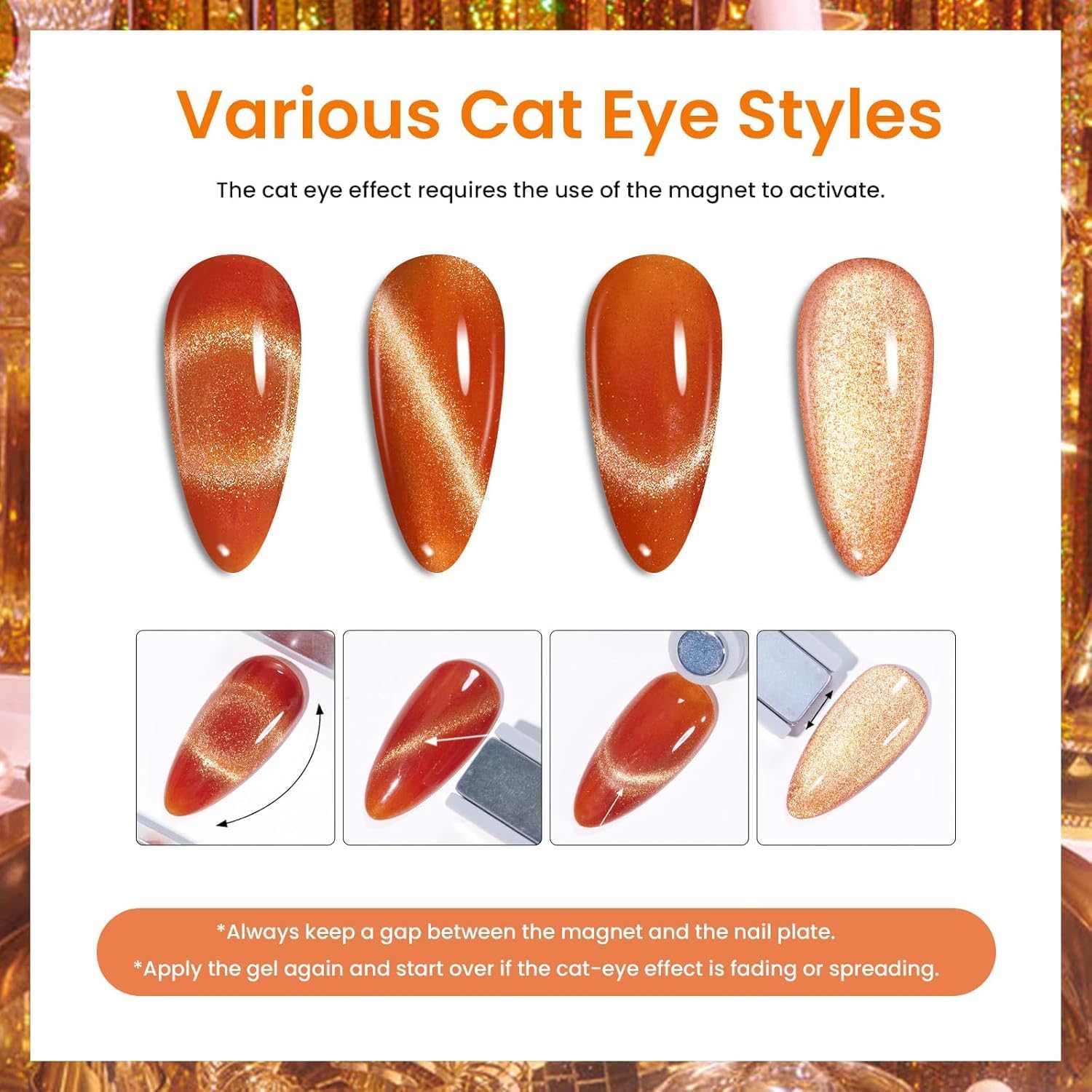 Thumbnail 5 de Beetles Cat Eye Gel Nail Polish Set 20 Colors ๐