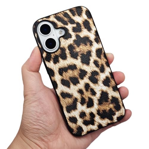 Thumbnail 6 de DMaos iPhone 12 Pro / iPhone 12: cover leopardata in ecopelle marrone per 6,1