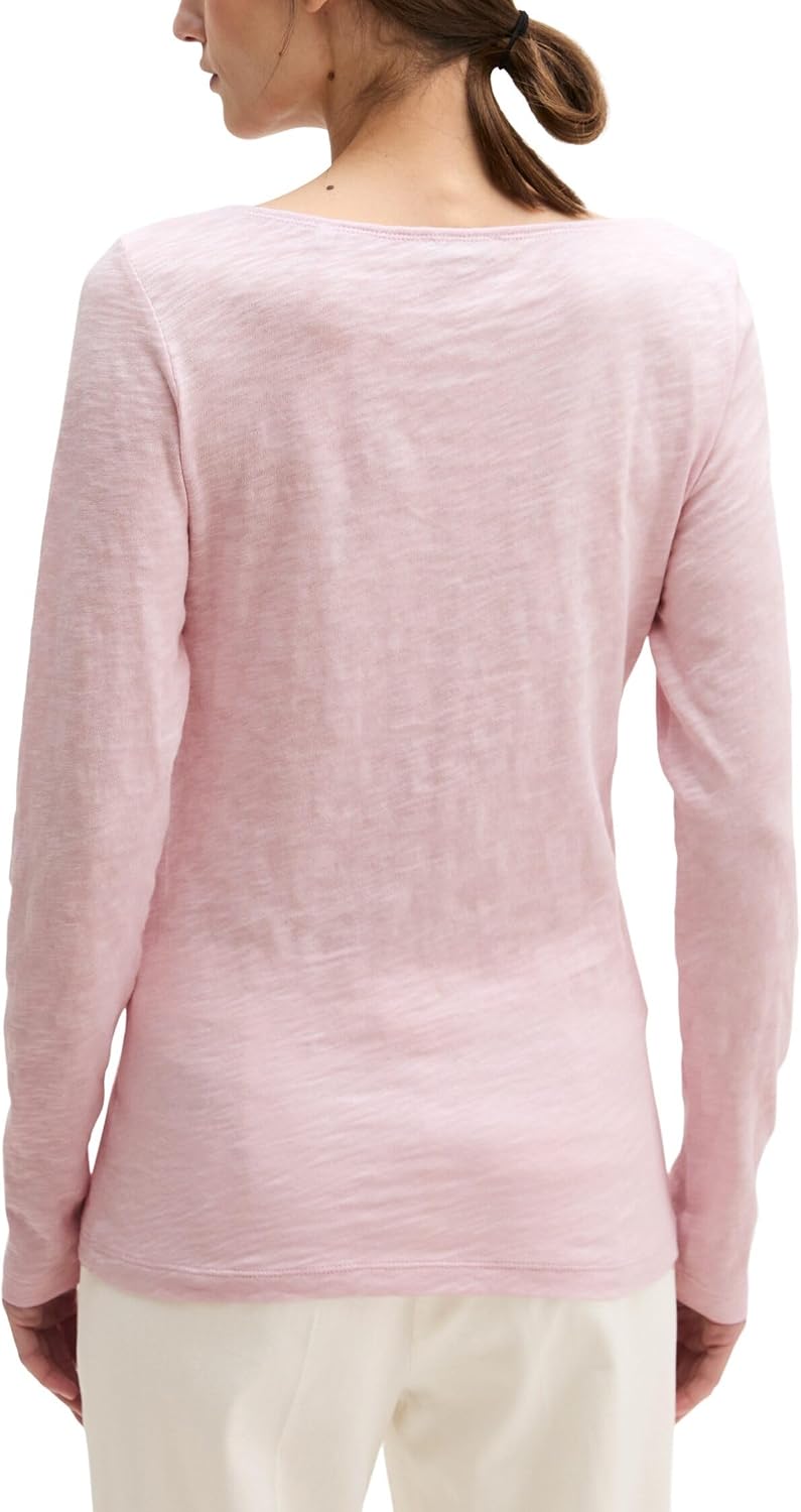 Detalle de Marc O'Polo Damen 602226152199 T-Shirt – Alltagsbegleiterin