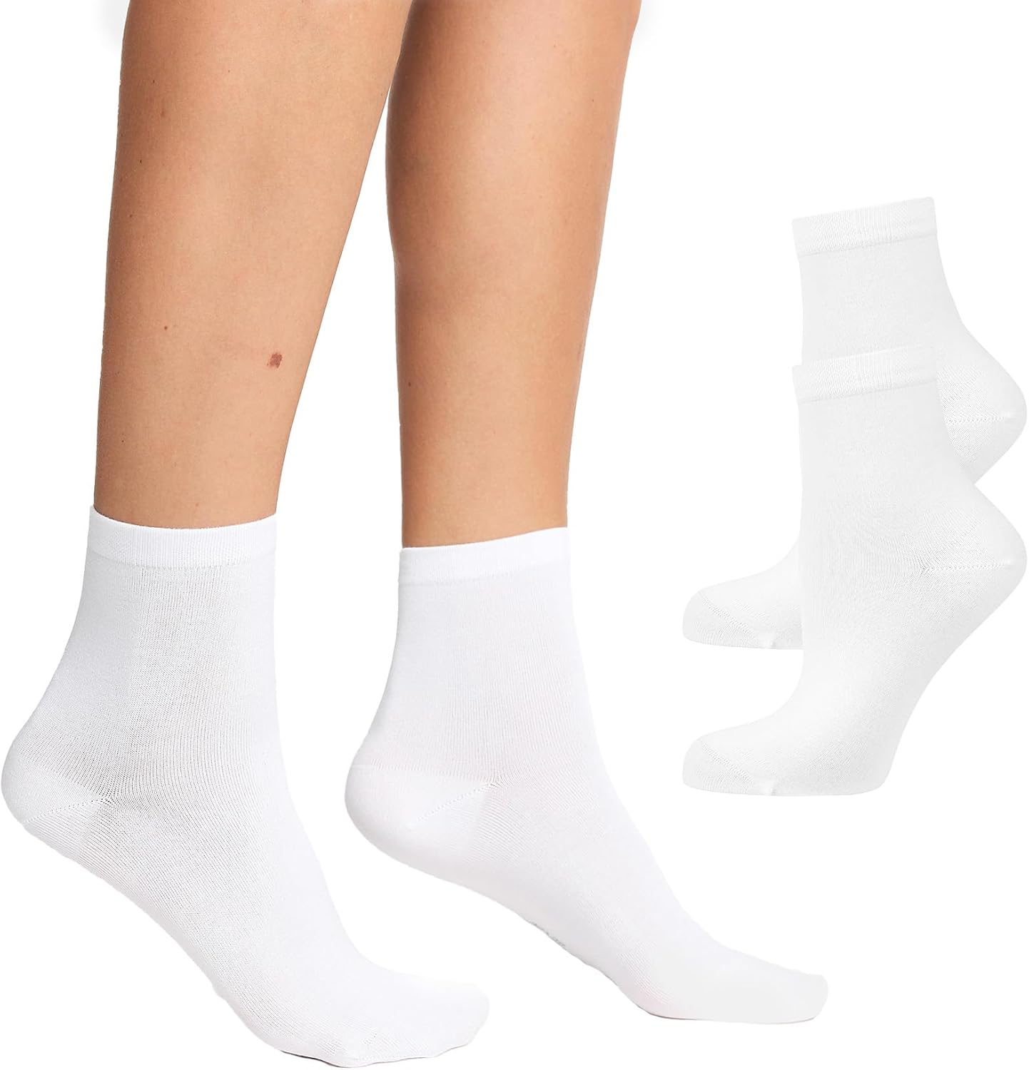Detalle de Nur Die Bambus Kurzsocken 2er Pack