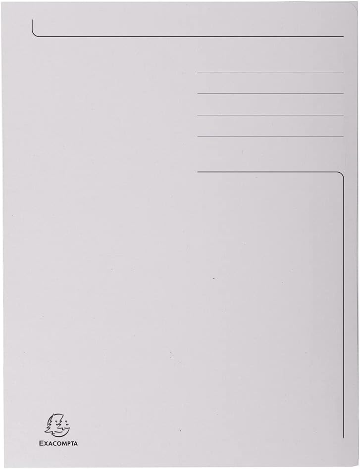 Detalle de Exacompta 448000E: Confezione da 10 cartelline rigide Forever 280 g/m², 24x32 cm, colori pastello