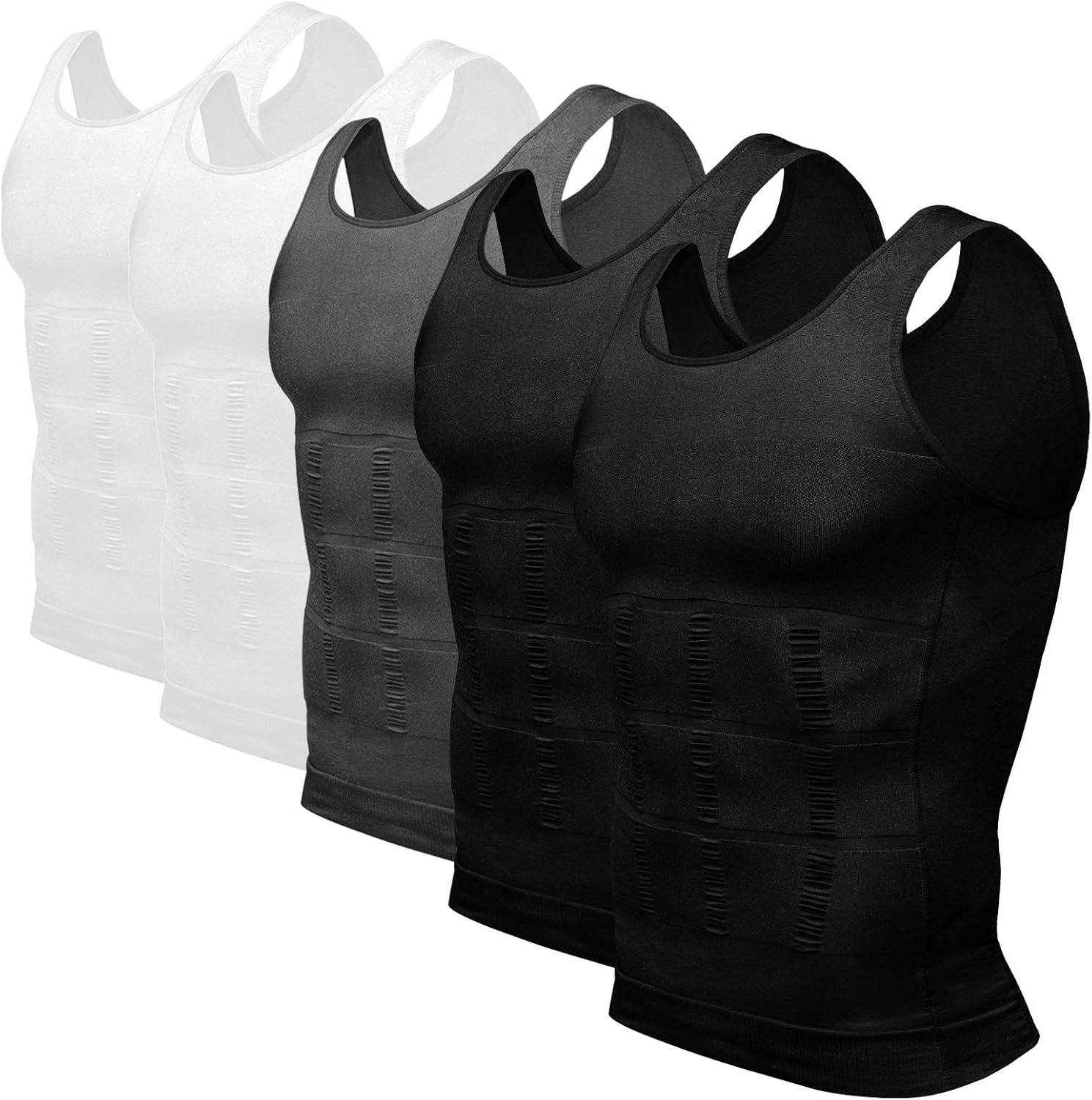 Imagen de Odoland Men's 5 Pack Body Shaper en OfertitasTOP
