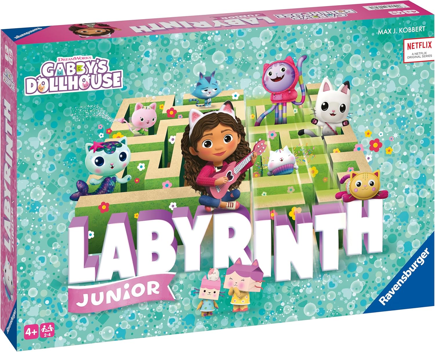 Detalle de Ravensburger Gabby's Dollhouse Labyrinthe Junior – Labyrinthe Moving pour enfants dès 4 ans, édition Rose 2024