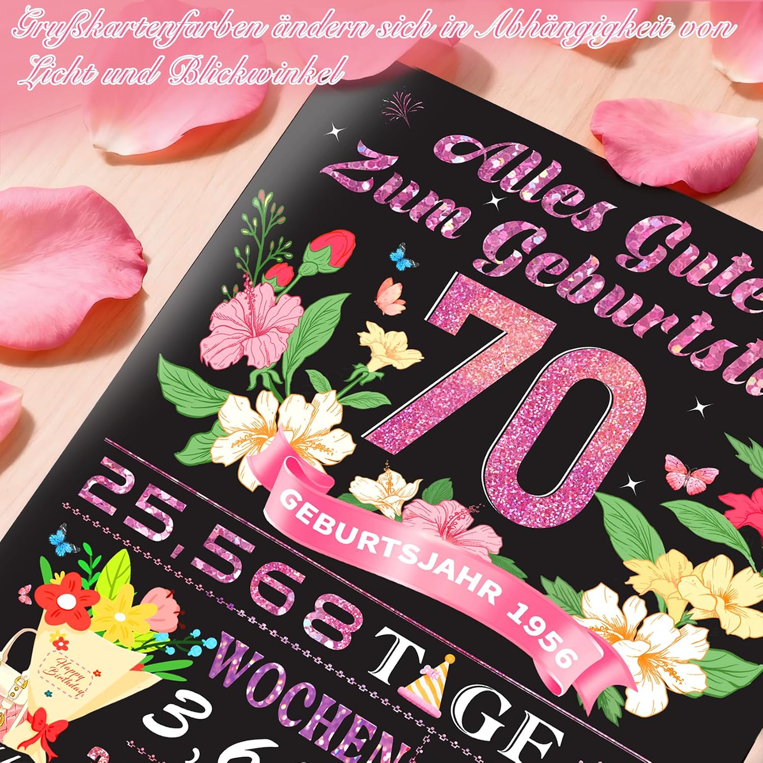 Thumbnail 6 de OLOSONG Geburtstagskarte 70 3D Pop-up