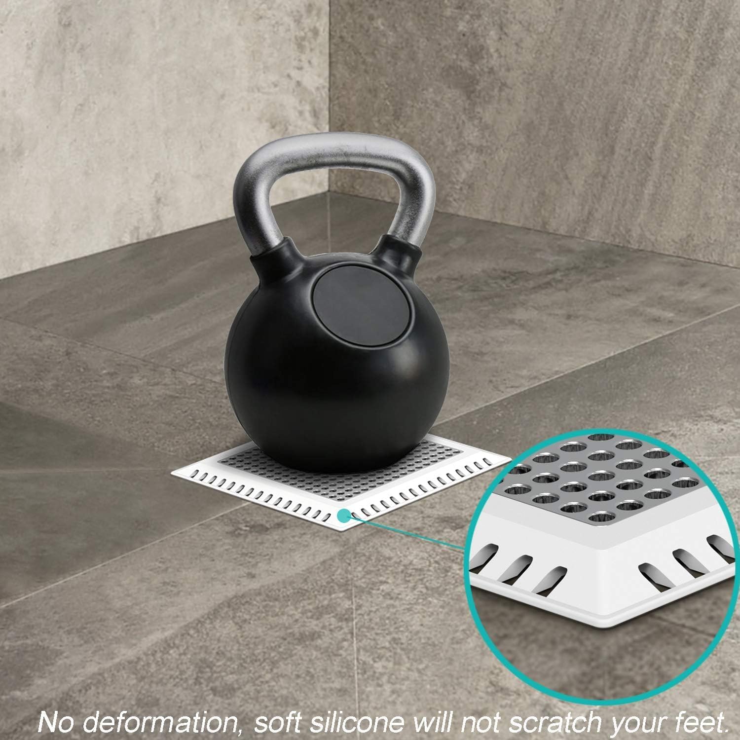 Thumbnail 3 de Aojuxix FANG -1 Shower Drain Hair Catcher, Stainless Steel and Silicone