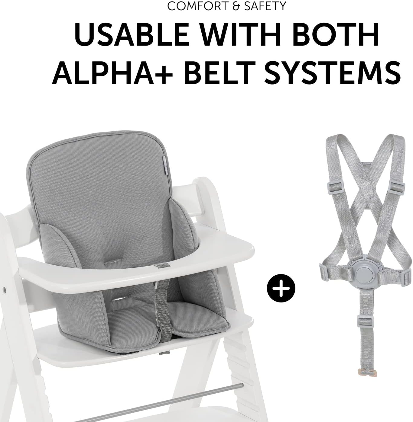 Detalle de hauck Alpha Cosy Seat Reducer Cushion for Alpha+ Highchair