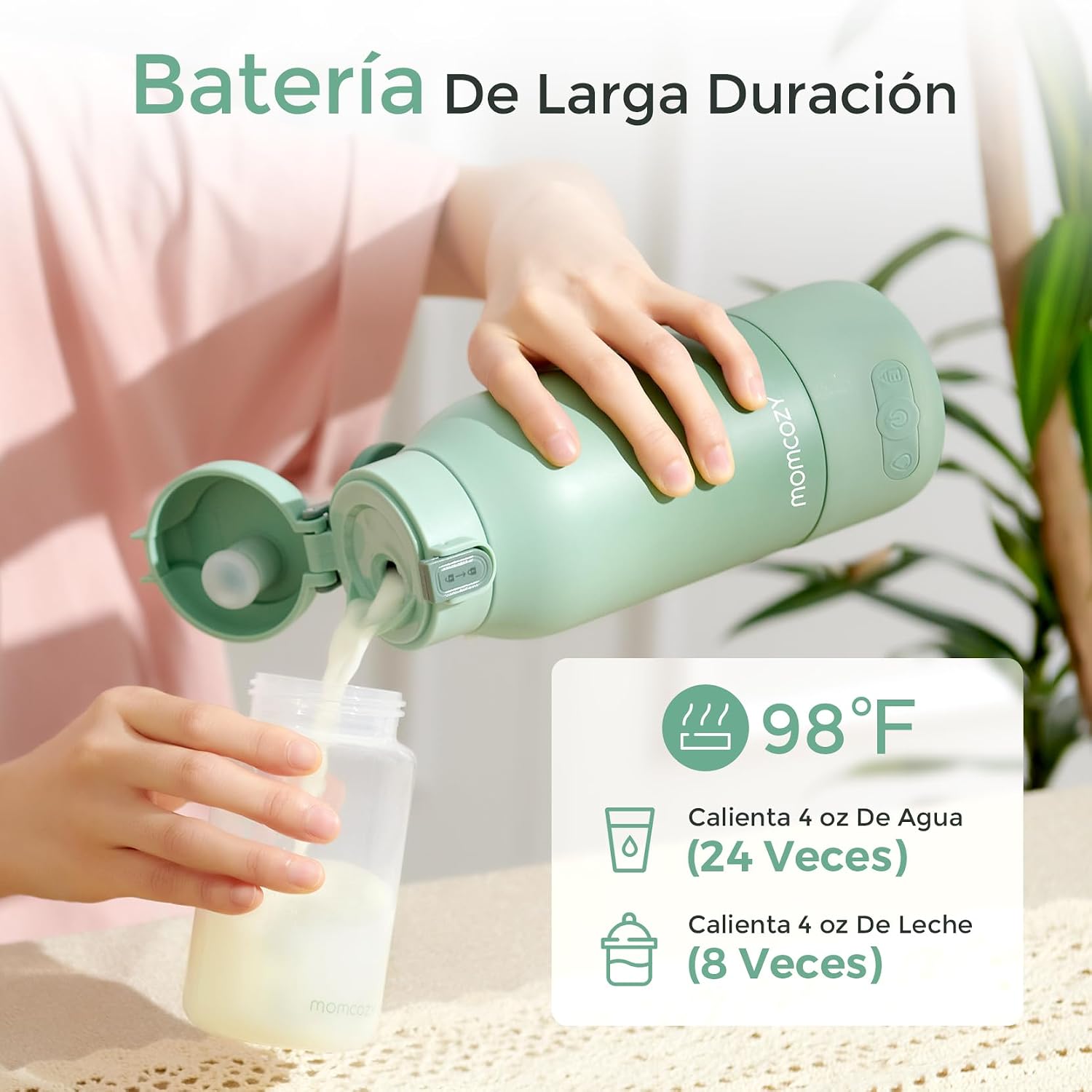 Thumbnail 3 de Momcozy MW05: calentador de biberones portátil con 500 ml, TÜV-CE y calentamiento rápido