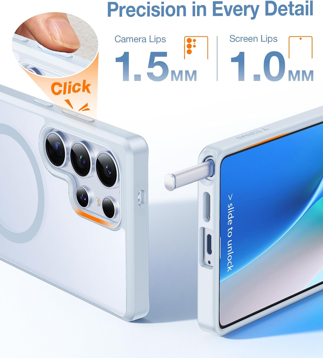Detalle 2 de TORRAS Magnetic Case for Galaxy S25 Ultra
