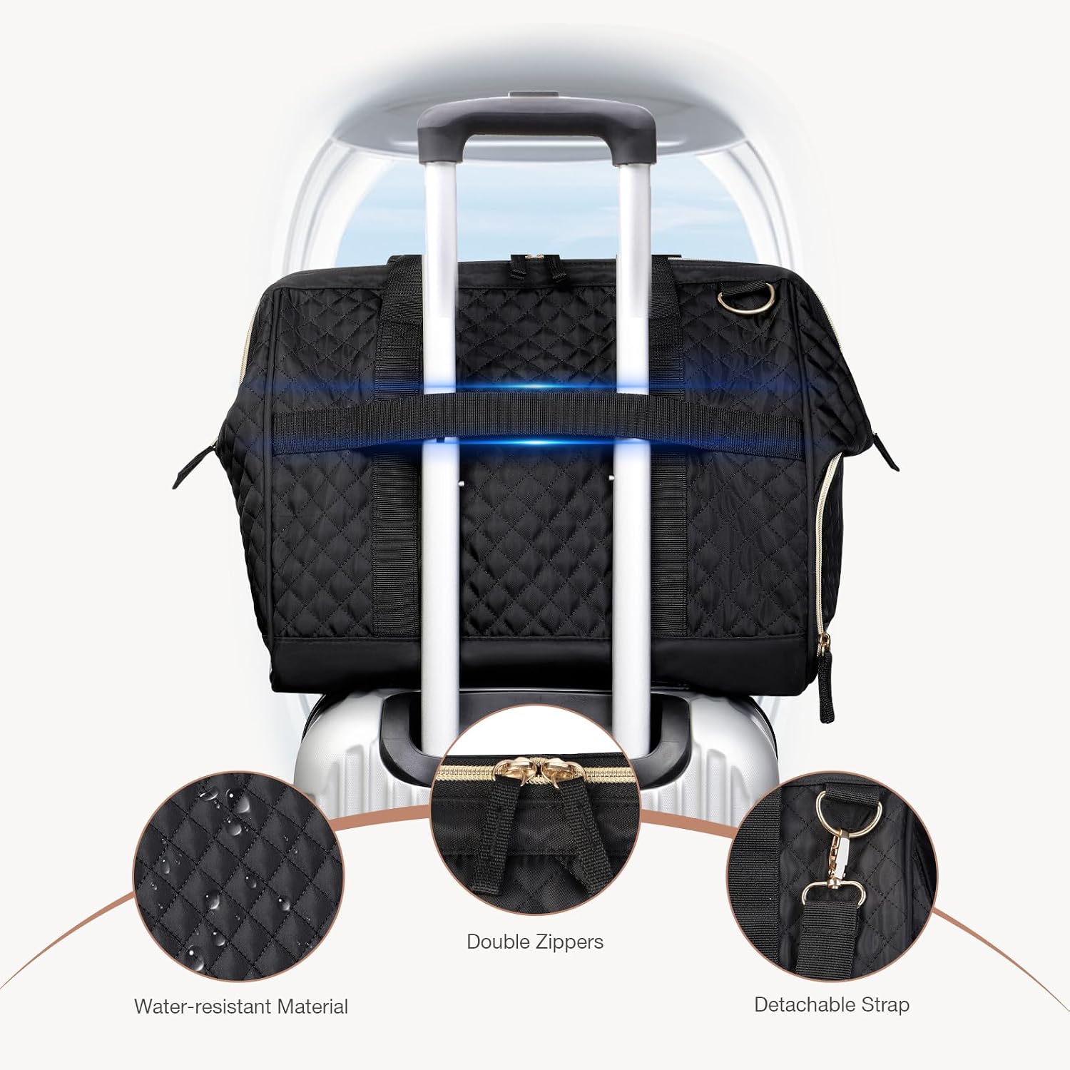 Thumbnail 5 de Lekesky Weekend Overnight Bag 45L duffle