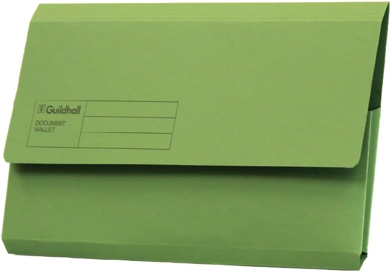 Thumbnail 5 de Exacompta Guildhall Document Wallets, 285gsm Foolscap, Assorted Colours (Pack of 50)
