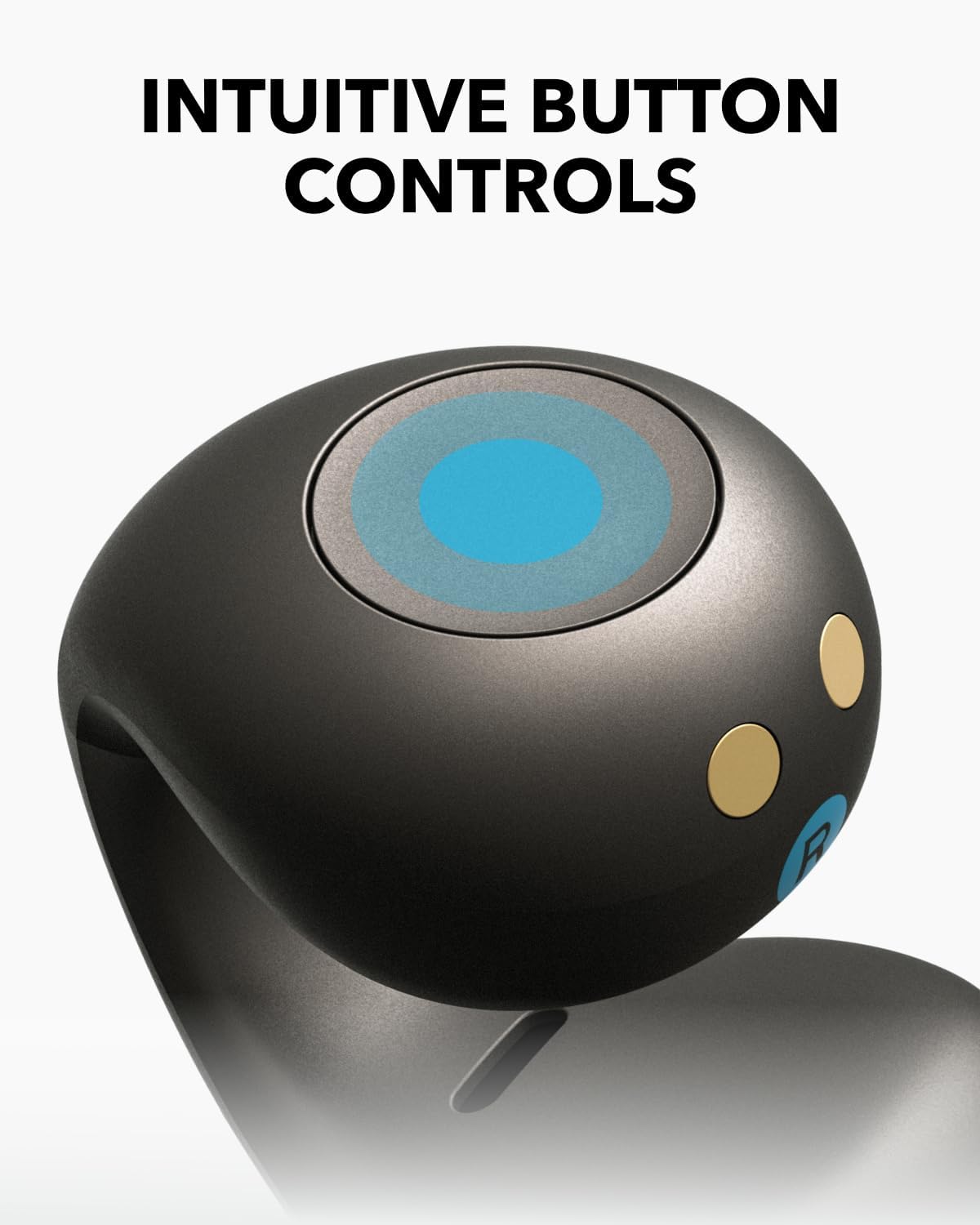 Detalle de Soundcore C40i by Anker: Open-Ear Clip-On Earbuds for Active Lifestyles