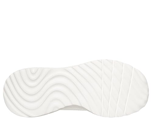 Detalle 2 de Skechers Damen Bobs Squad Chaos Current Muse Slip-In Sneaker – Off White Textile (EU 39.5)