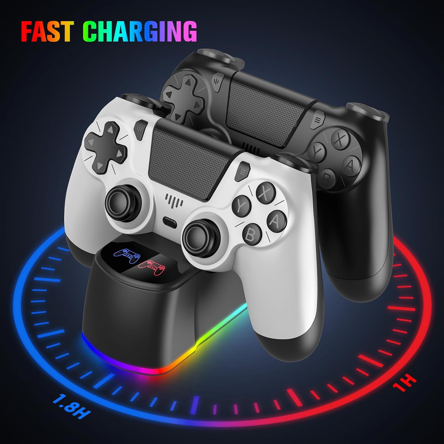 Thumbnail 3 de ewnol 2-Pack Controllers 1.8h Charging Dock