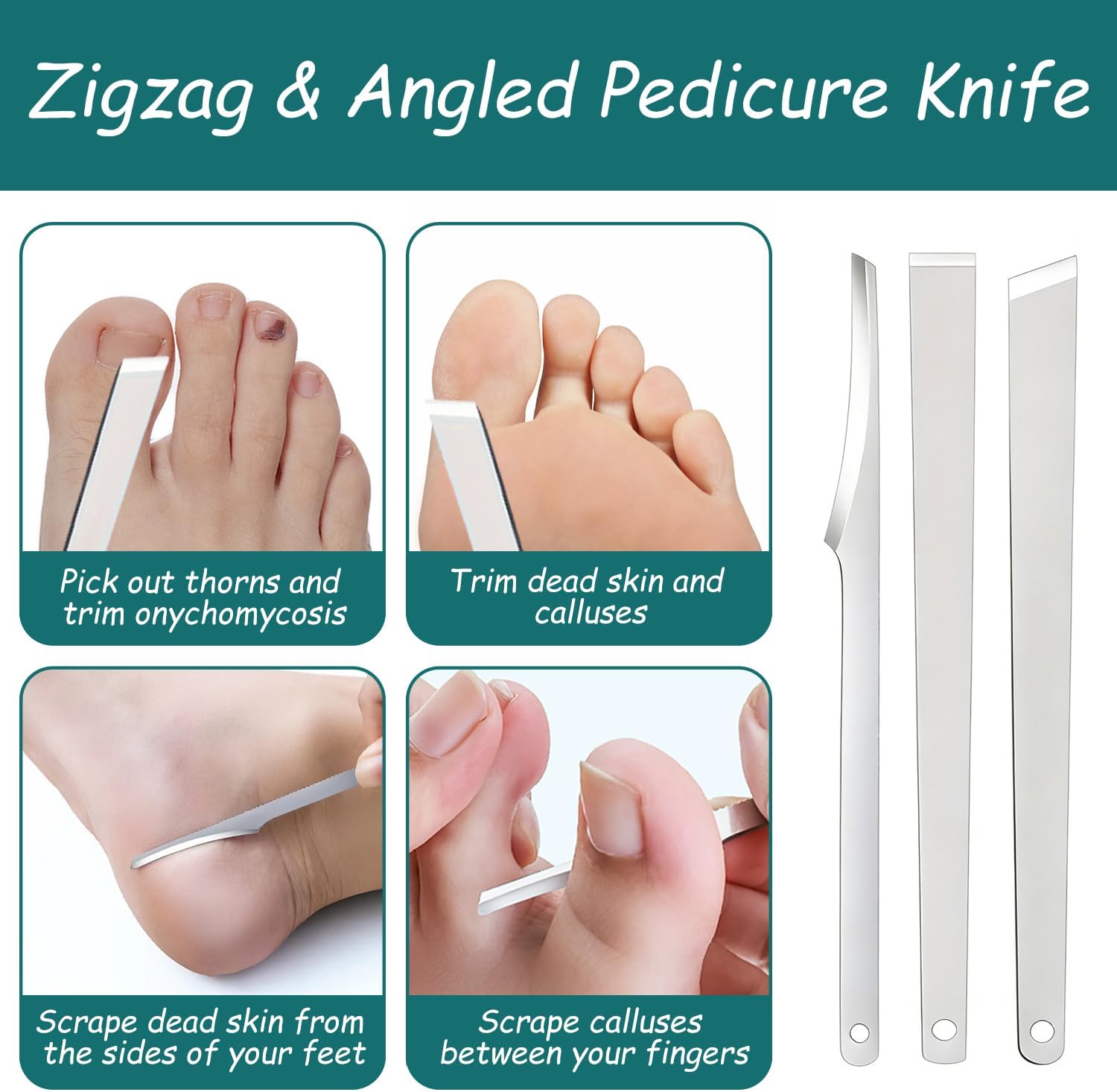 Thumbnail 2 de xiluuyou Set Correttore per Unghie incarnite – 10 pezzi professionali per pedicure e manicure