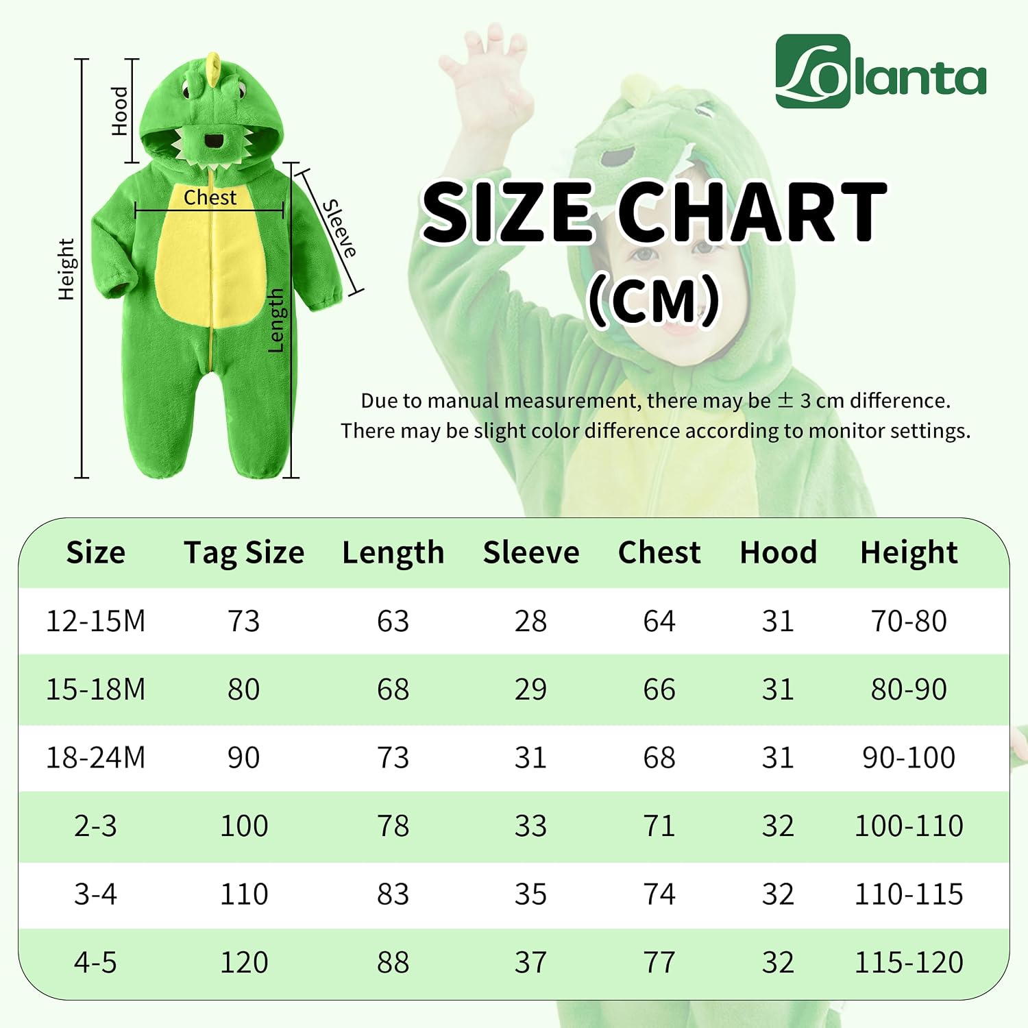 Detalle 2 de LOLANTA Baby Dinosaur Dragon Romper 1-5 yrs