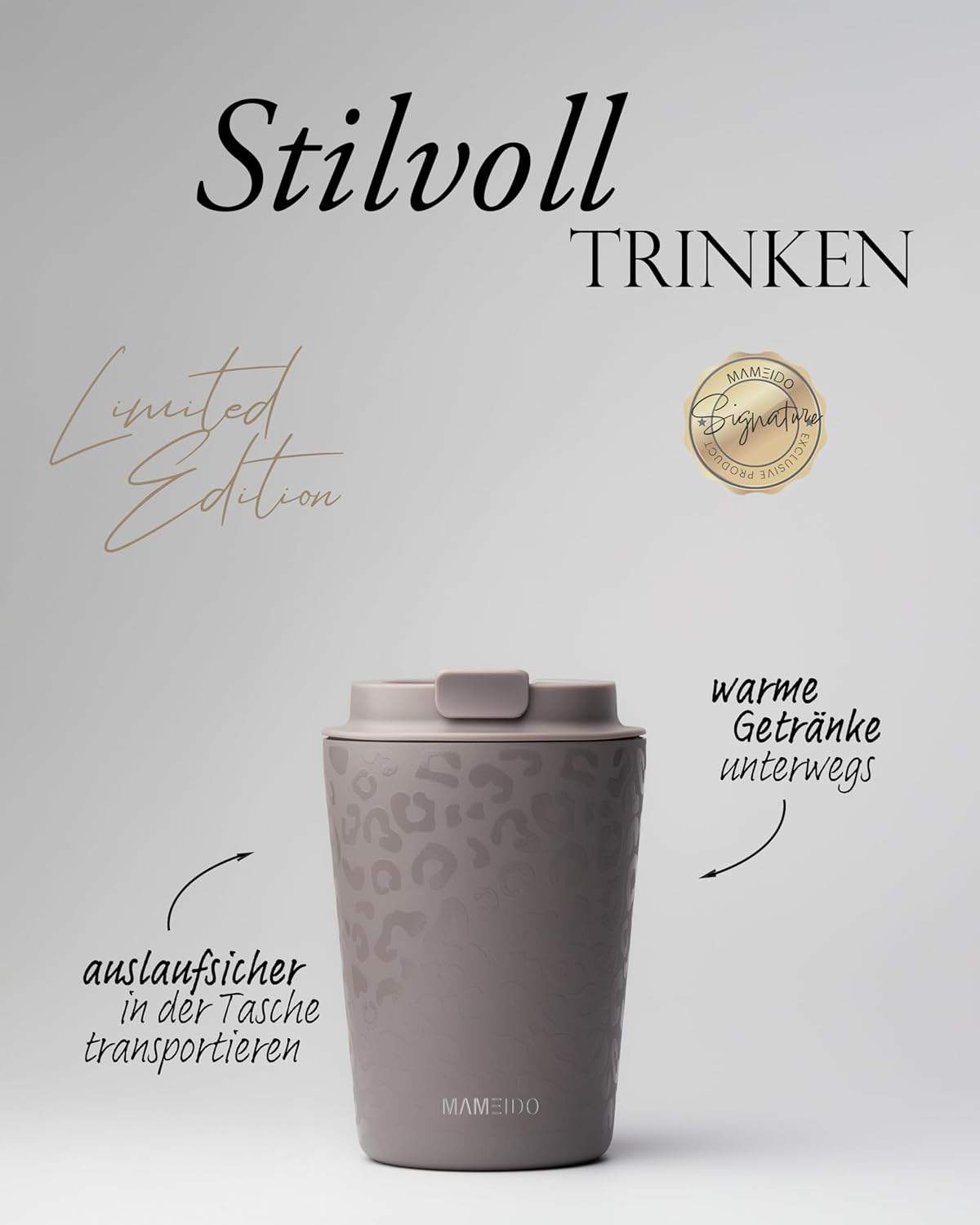 Thumbnail 1 de MAMEIDO Thermobecher 350 ml für Coffee to go