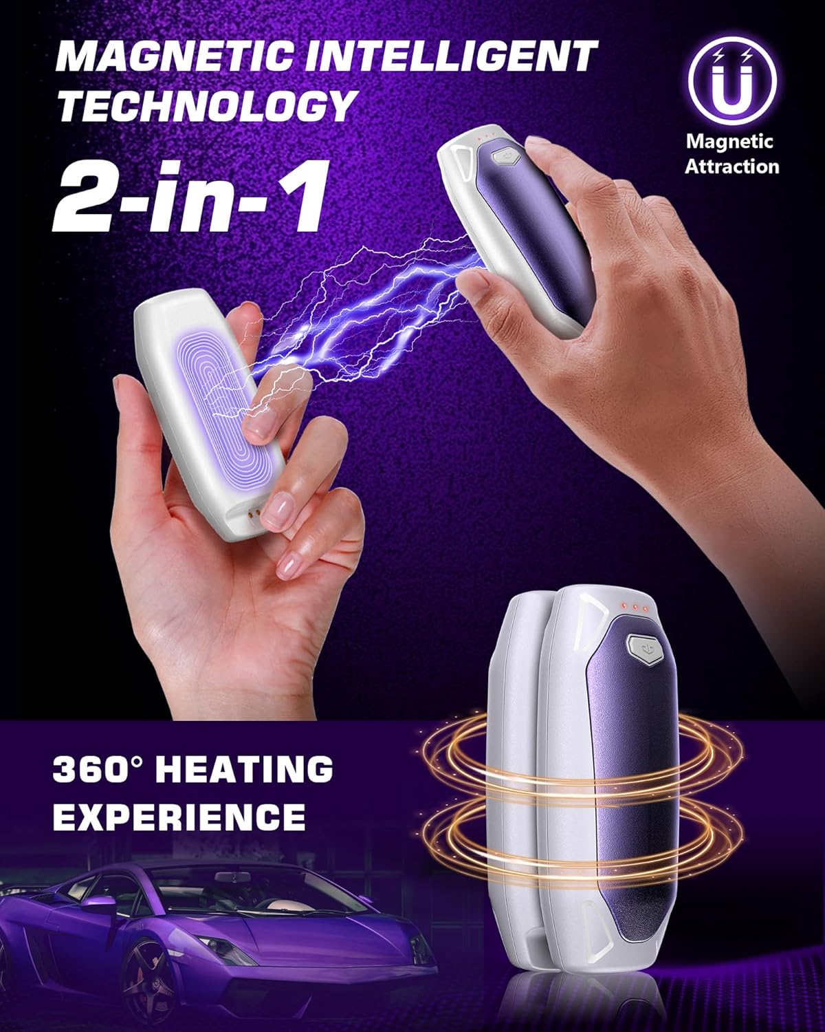 Thumbnail 2 de Kesguar Hand Warmers 14000mAh rechargeable