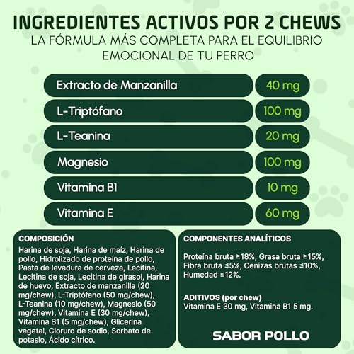 Thumbnail 4 de Calmantes Perros de Acevit Nutrition (150 uds) – Relajante natural para perros, antiestrés y ansiedad
