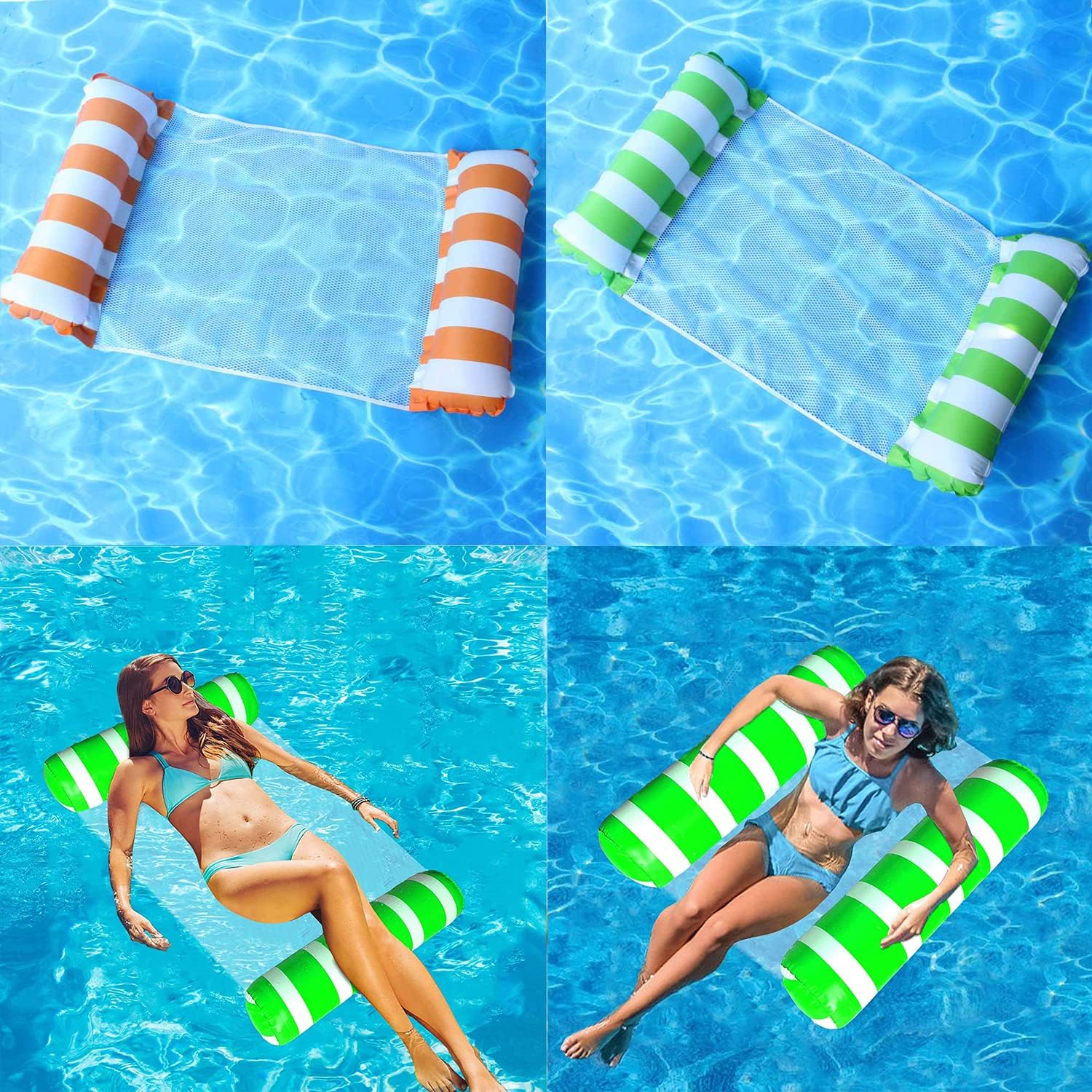 Thumbnail 6 de Inflatable Pool Floats Hammock 4-in-1: Portable Aqua Lounger for Adults