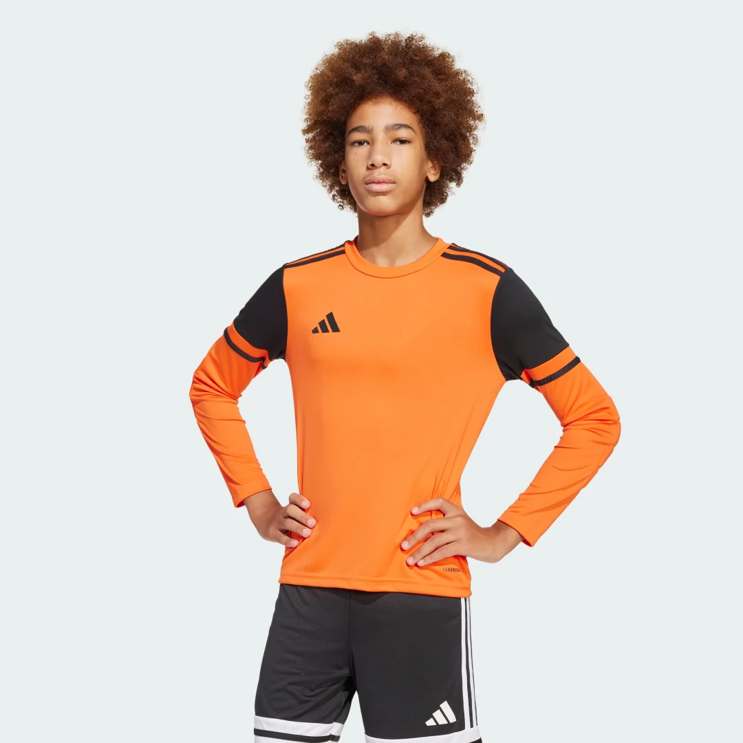 Detalle de Adidas Camiseta manga larga portero Squadra 25 (Adolescentes) – Naranja
