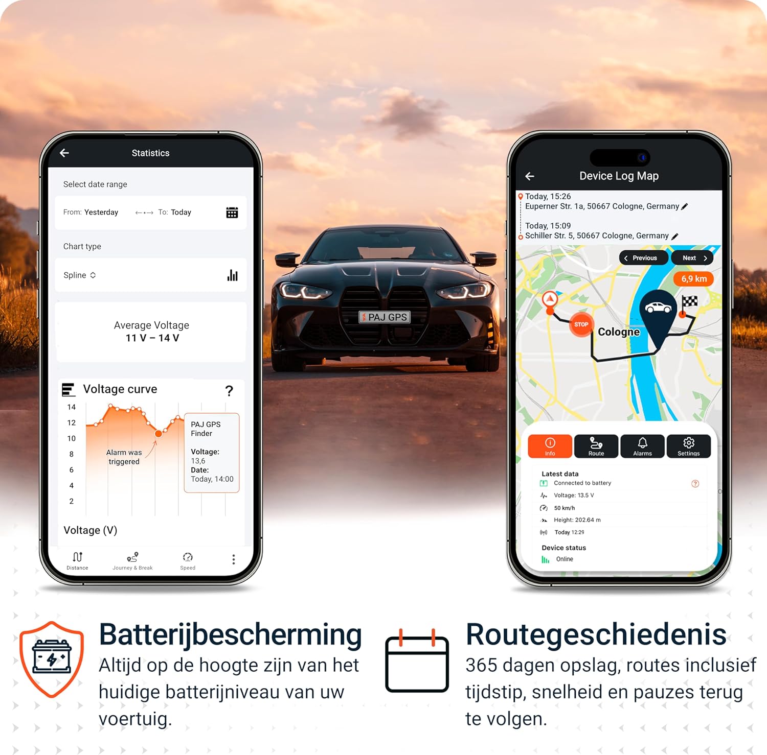 Detalle de PAJ GPS 4G - MINI - diefstalbeveiliging 1m kabel GPS-tracker voor voertuigen