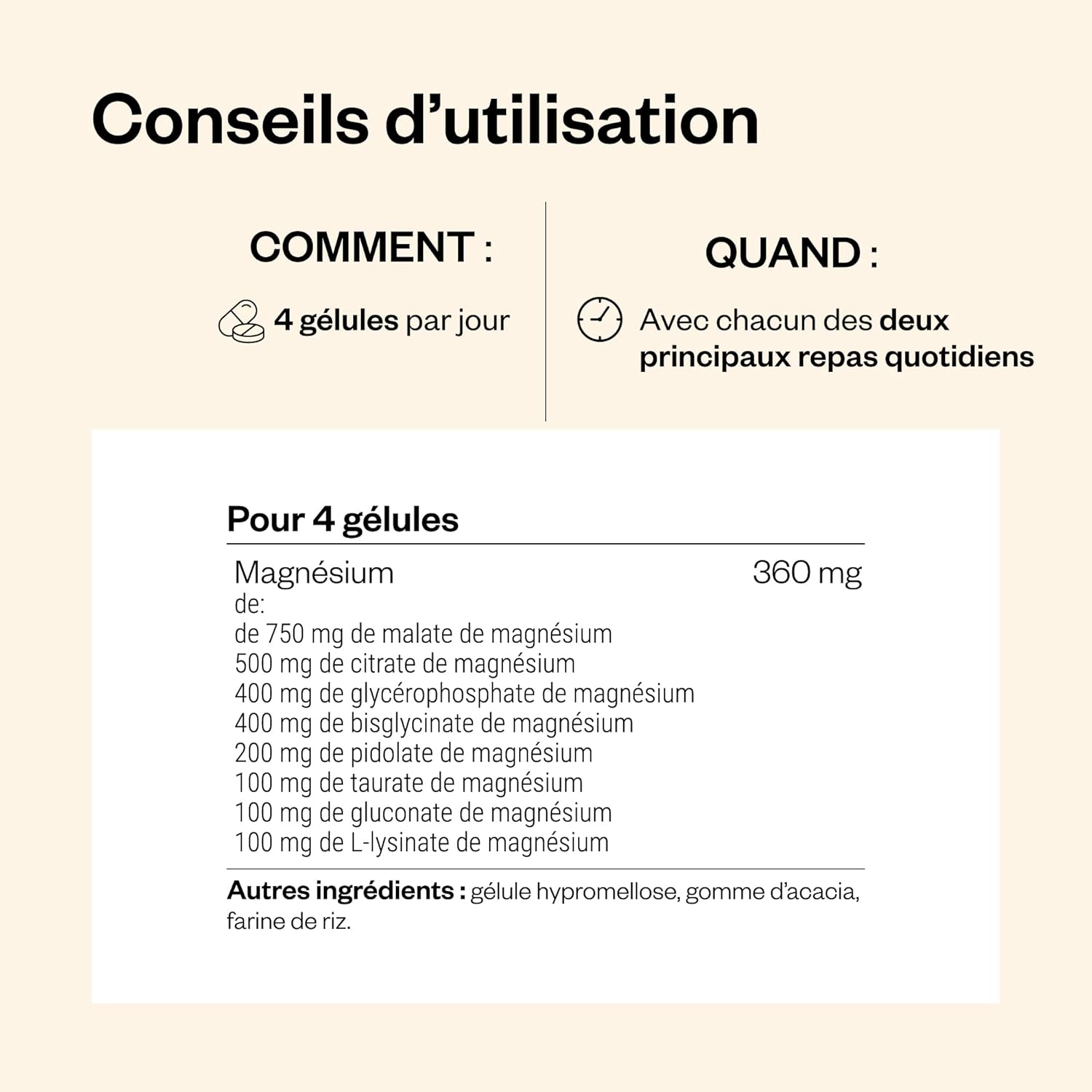 Thumbnail 5 de Optimag — 8 formes de magnésium d’exception, absorption élevée et sans désagréments intestinaux