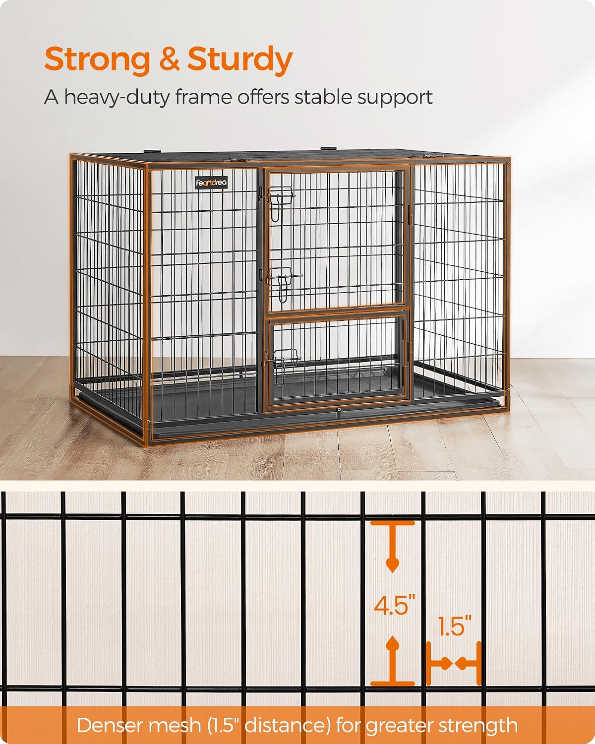 Detalle de Feandrea Dog Crate, 48-Inch