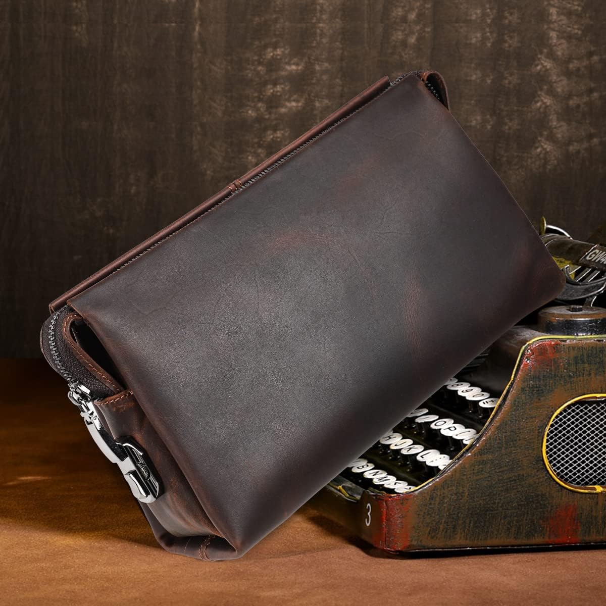 Detalle de Contacts Mens Genuine Leather ID Card Organizer Clutch