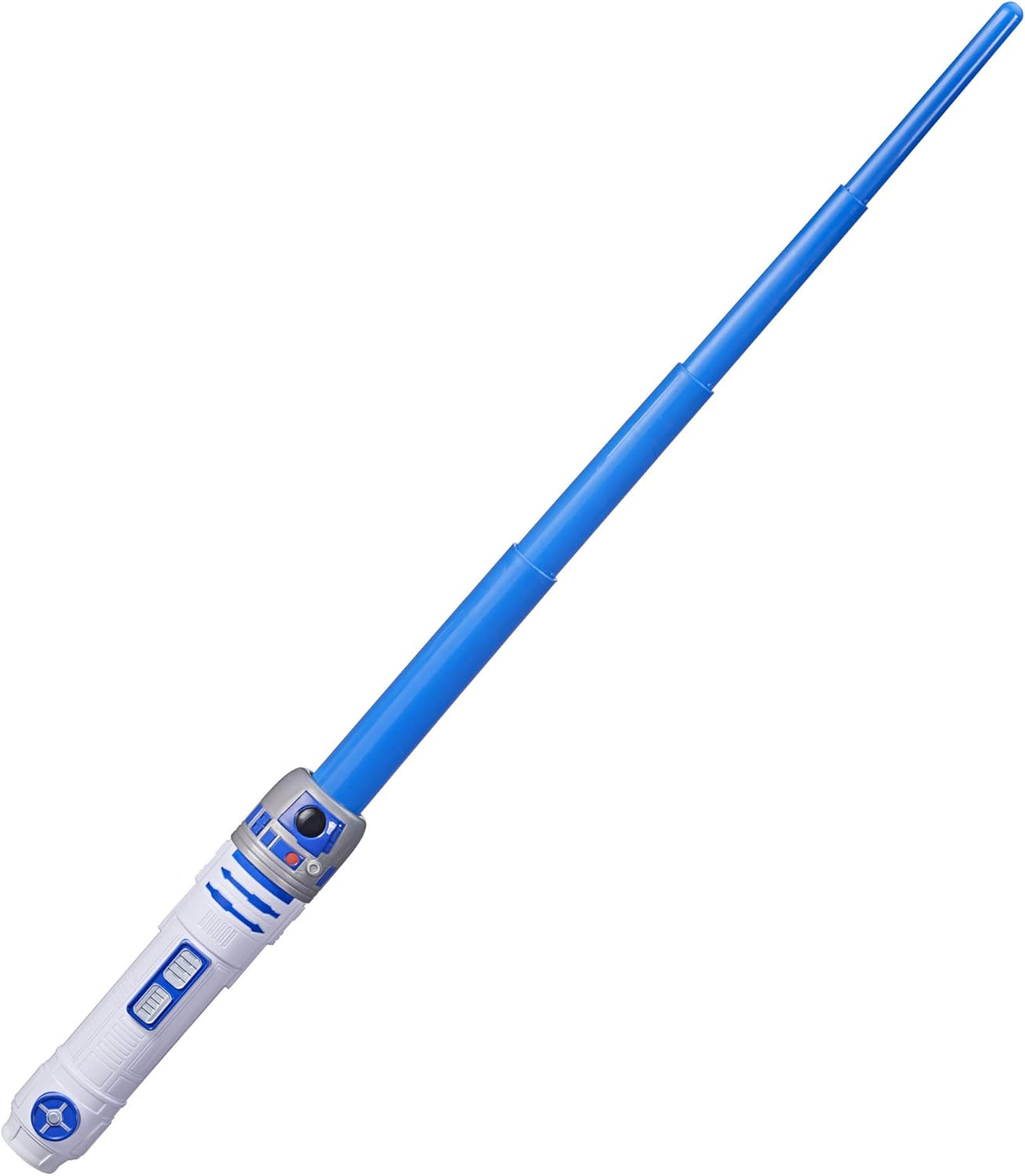 Thumbnail 1 de Star Wars Lightsaber Squad R2-D2 Extendable Blue Lightsaber – A Fun, Safe Roleplay Toy for 4+
