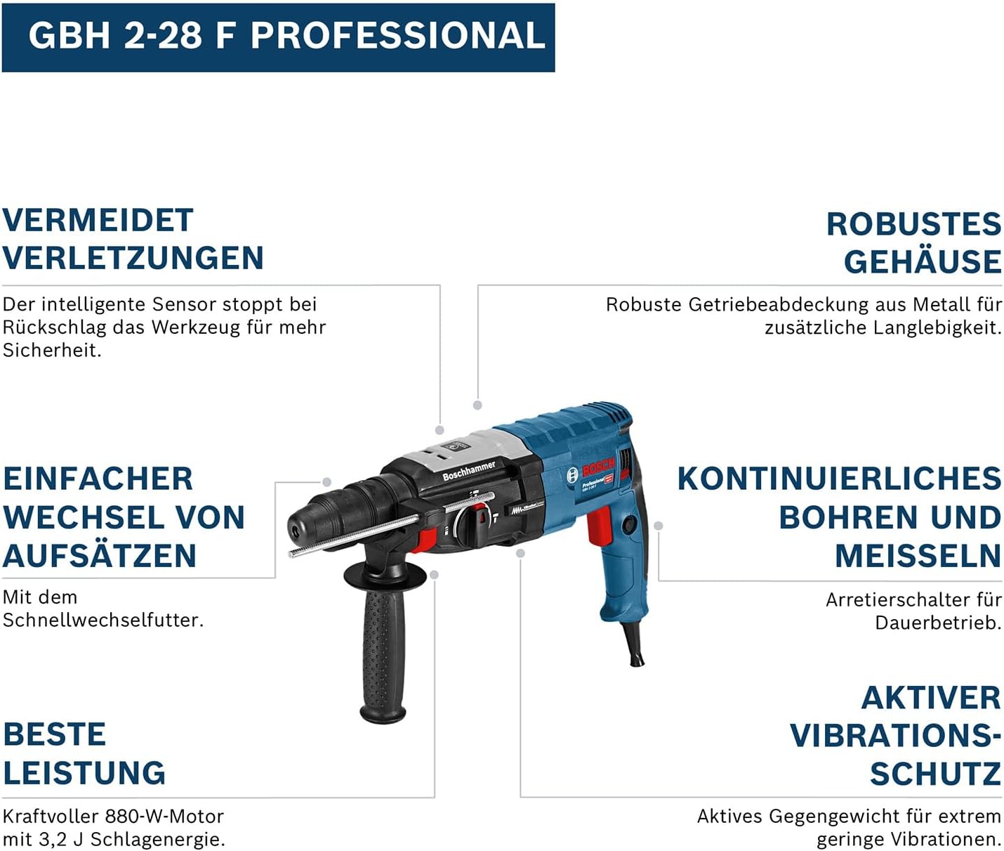 Thumbnail 1 de Bosch Professional GBH 2-28 F 880 W