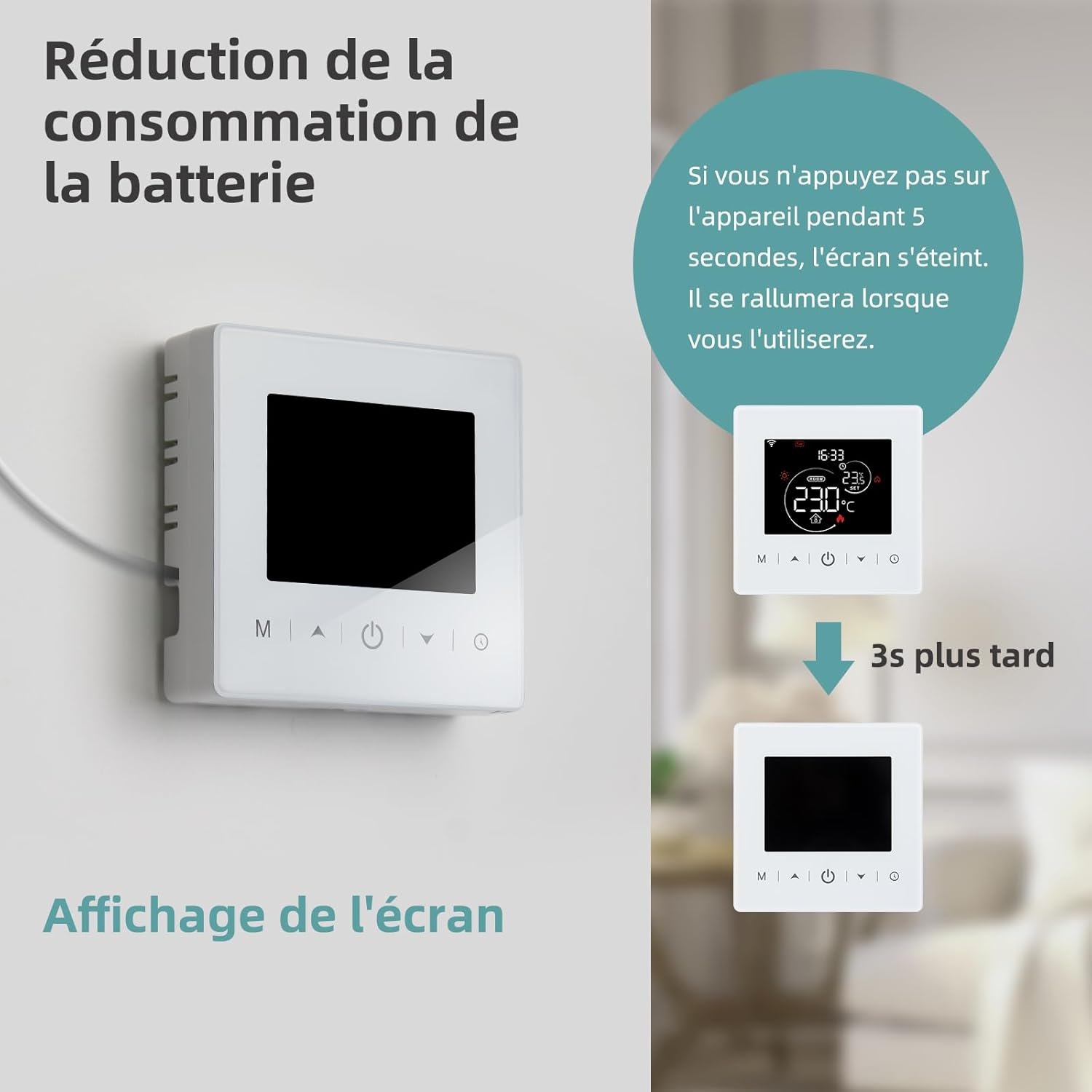 Thumbnail 5 de Thermostat connecté 3A 🌡