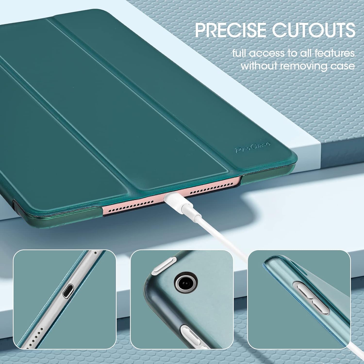Thumbnail 5 de iPad 9,7 ProCase Hülle Emerald Smart Case