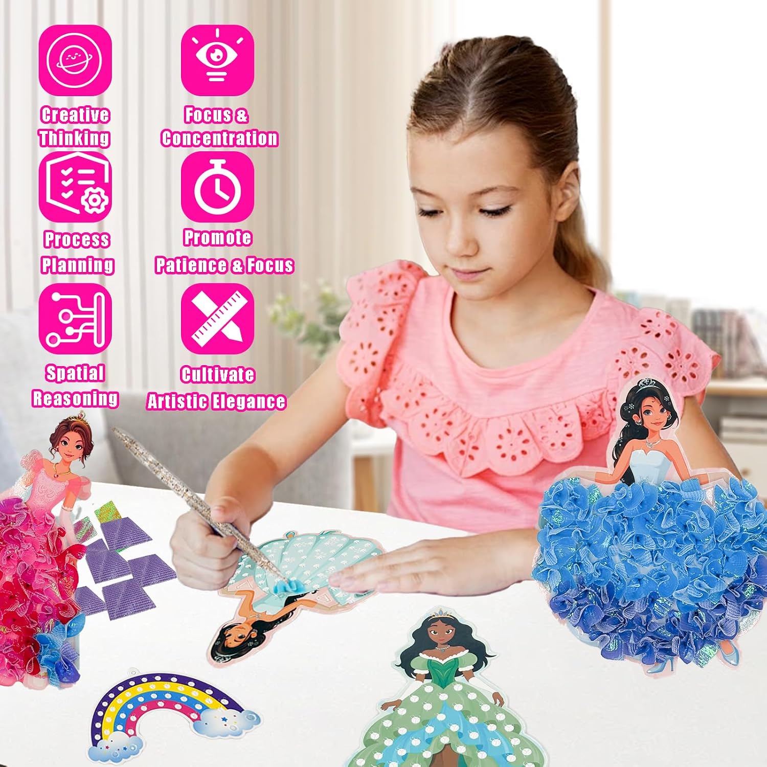 Thumbnail 6 de Zoyrin Push-in Craft Kit 800 pieces 🎨