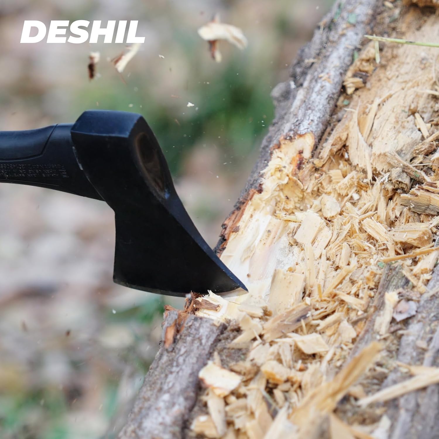Thumbnail 6 de DESHIL T09-10IN-L 10-Inch Camping Hatchet, Carbon Steel Head, Fiberglass Handle