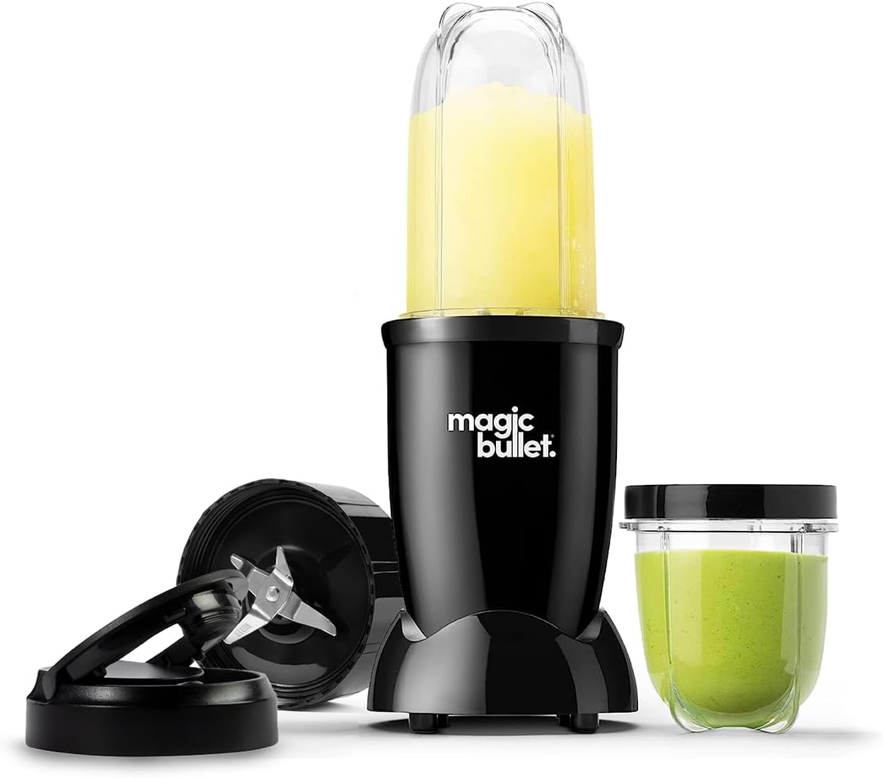 Detalle de magic bullet Blender 7pc Set in Black (10,000 RPM) – compact, portable blender for smoothies, soups & more