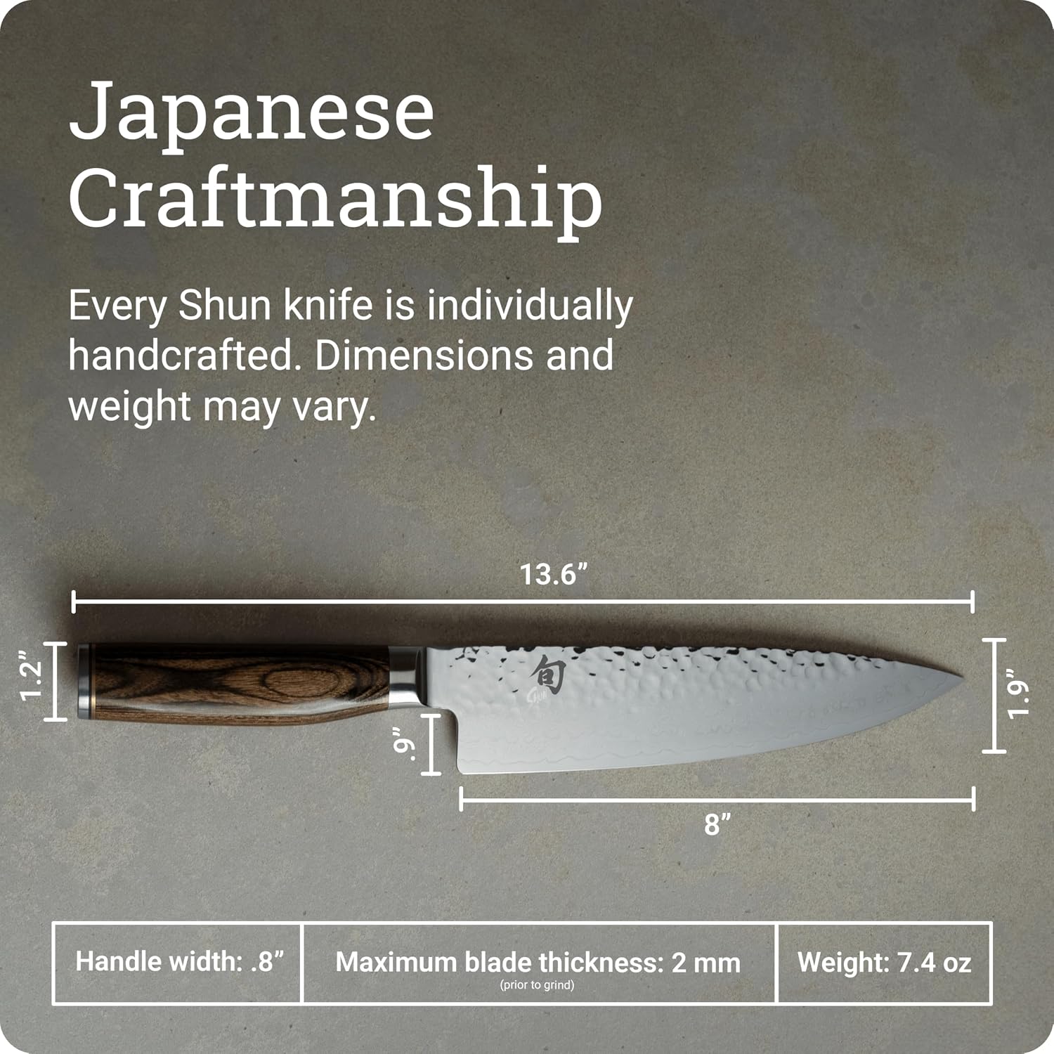 Detalle de Shun Chef's Knife, 8-Inch