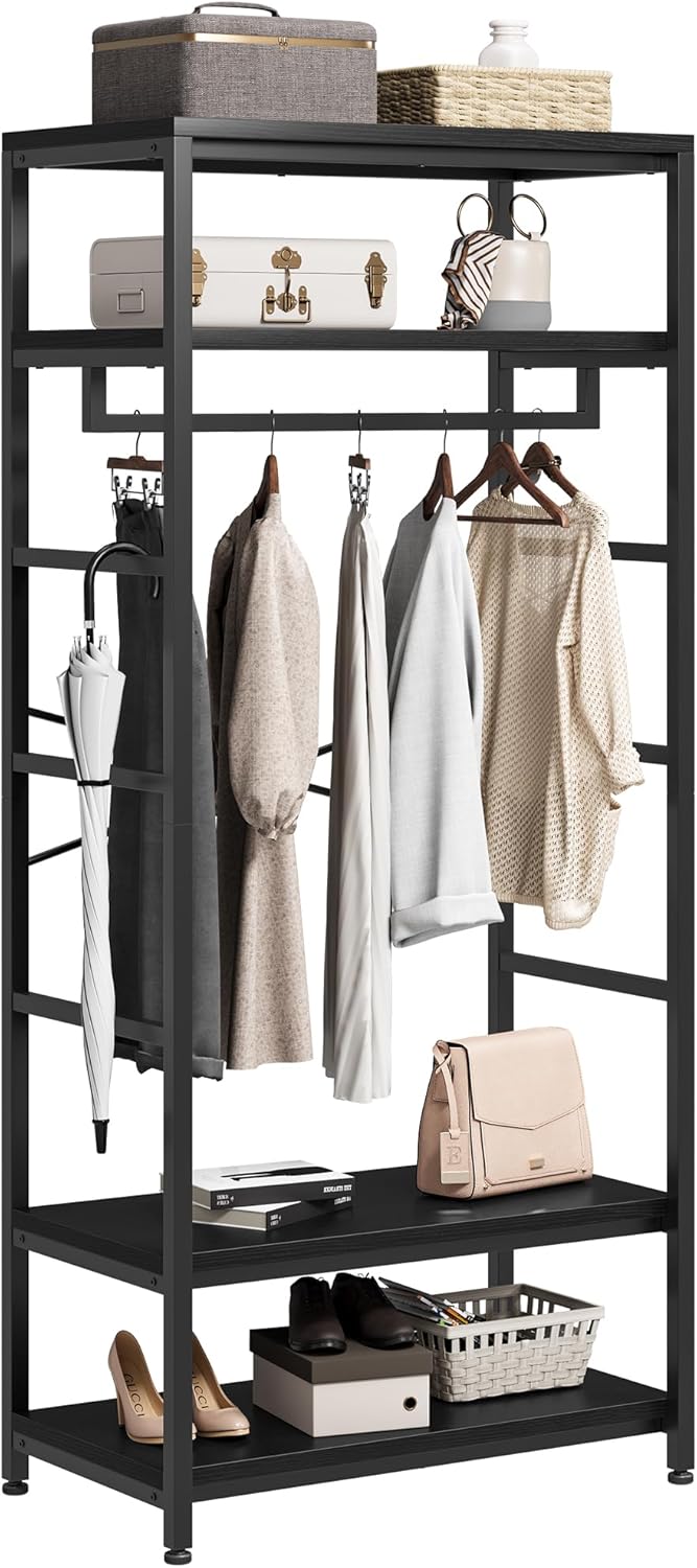 Thumbnail 6 de YITAHOME Coat Rack Stand with Shoe Storage: Sturdy Floorstanding Hall Tree