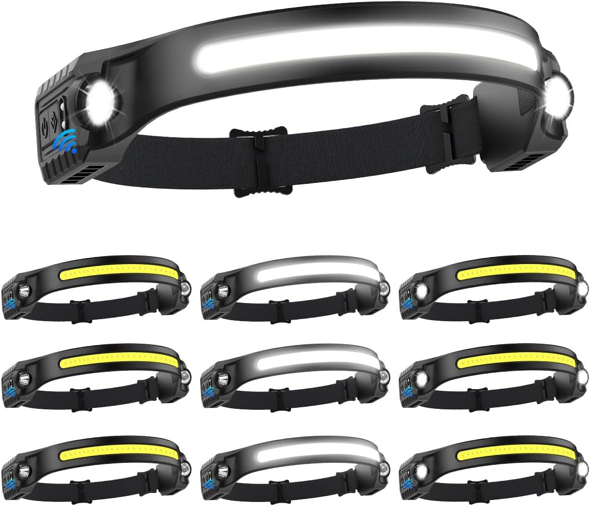 Thumbnail 6 de Headlamp Rechargeable 5Pack 230° Wide Beam 🔦