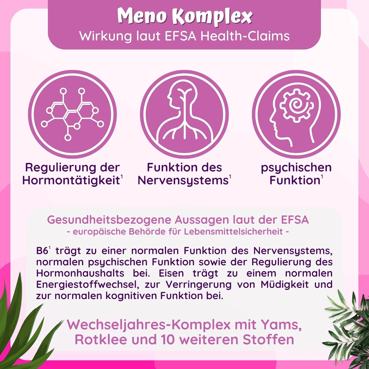 Thumbnail 2 de loodus 12fach Meno Komplex Wechseljahre Tabletten pflanzlich – 120 Kapseln für Hormona balance Frauen