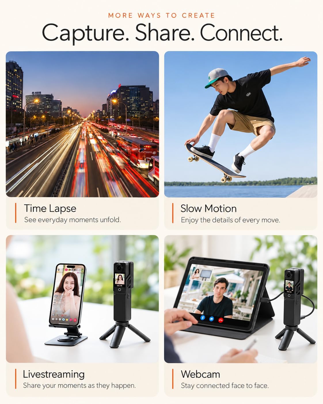 Thumbnail 5 de SJCAM C400 4K Vlogging Pocket Camera
