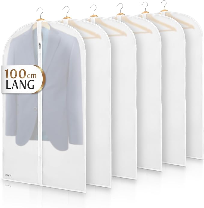 Bruce.® 6 Fundas Ropa 100x60cm con Cremallera