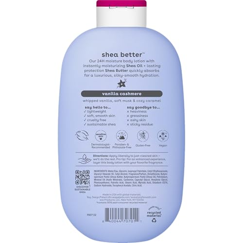 Thumbnail 10 de EOS Vanilla Cashmere Shea Better Body Lotion — 24-Hour Lightweight Moisture (16 fl oz)