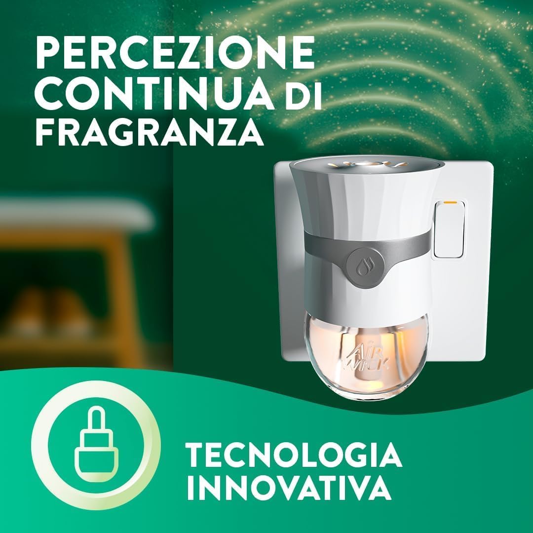 Detalle 2 de Air Wick Diffusore Elettrico con ricarica Sinfonia di Fiori di Sanremo (1 ricarica) con oli essenziali