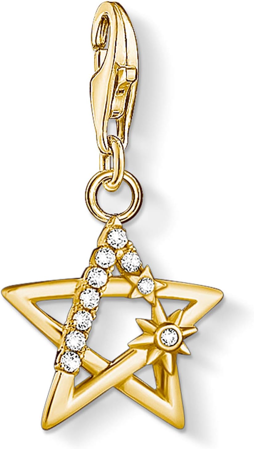 Thumbnail 4 de THOMAS SABO Charm Club Original Charm mit Karabinerhaken aus 925er Sterlingsilber (Sun, Luna, Star)