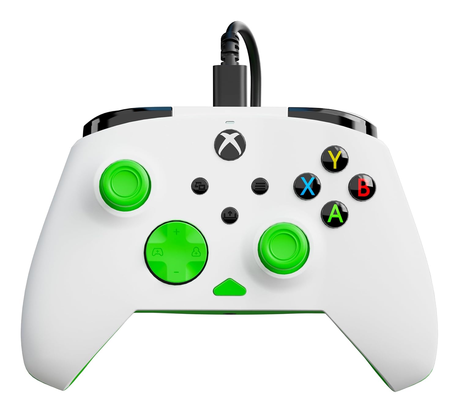 Detalle 2 de Turtle Beach Rematch Core Wired Gaming Controller (Weiß/Grün) – offiziell lizenziert für Xbox Series X|S, Xbox One & Windows-PCs