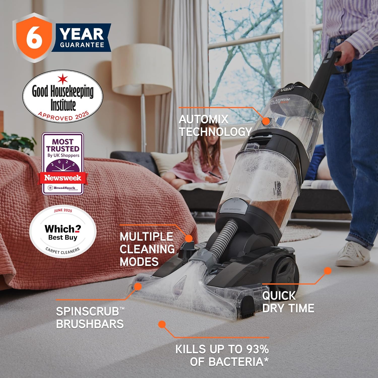 Detalle 2 de Vax Platinum Power Max 1200W carpet cleaner