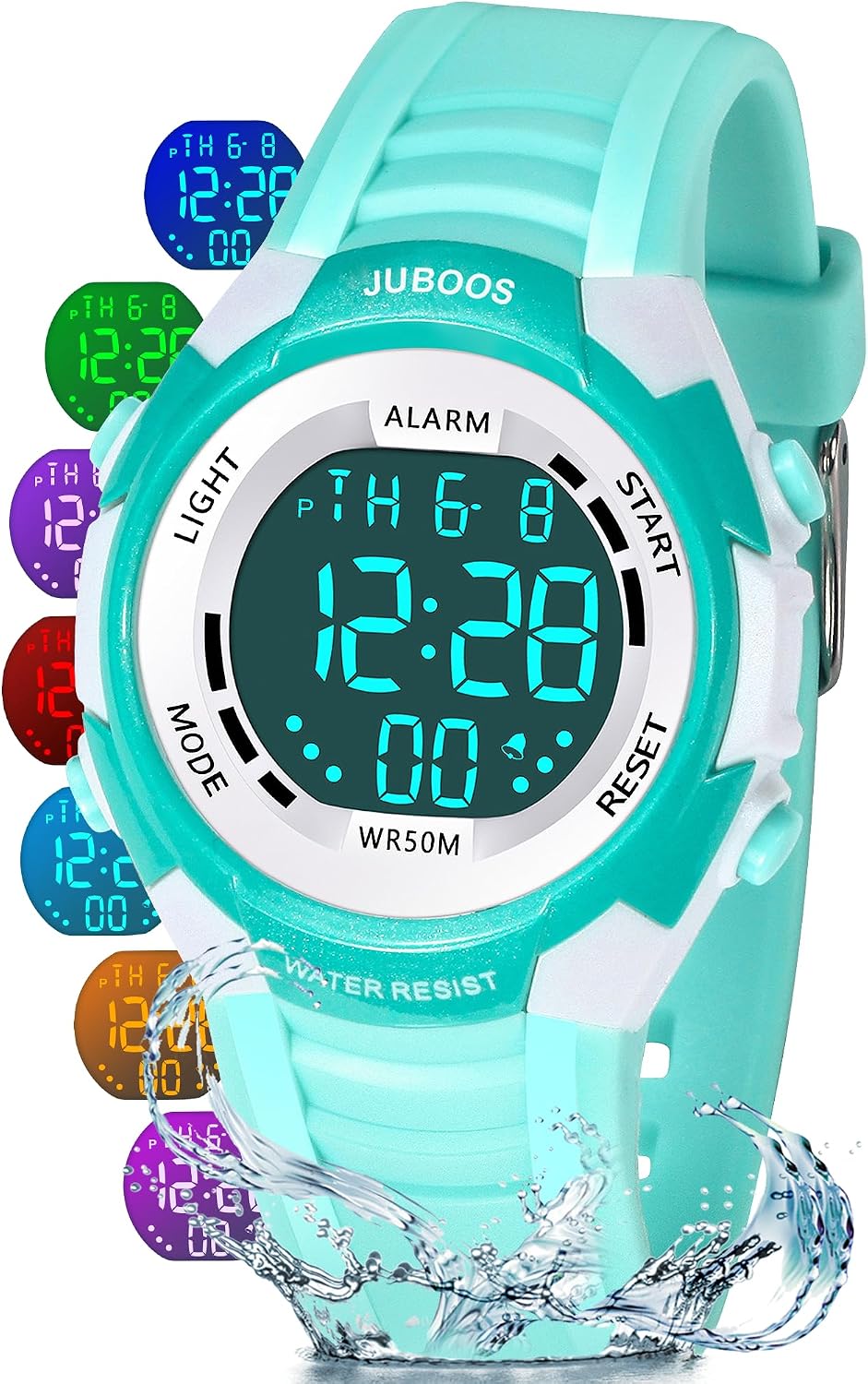 Detalle de Juboos Reloj Digital Deportivo para Niños 5ATM