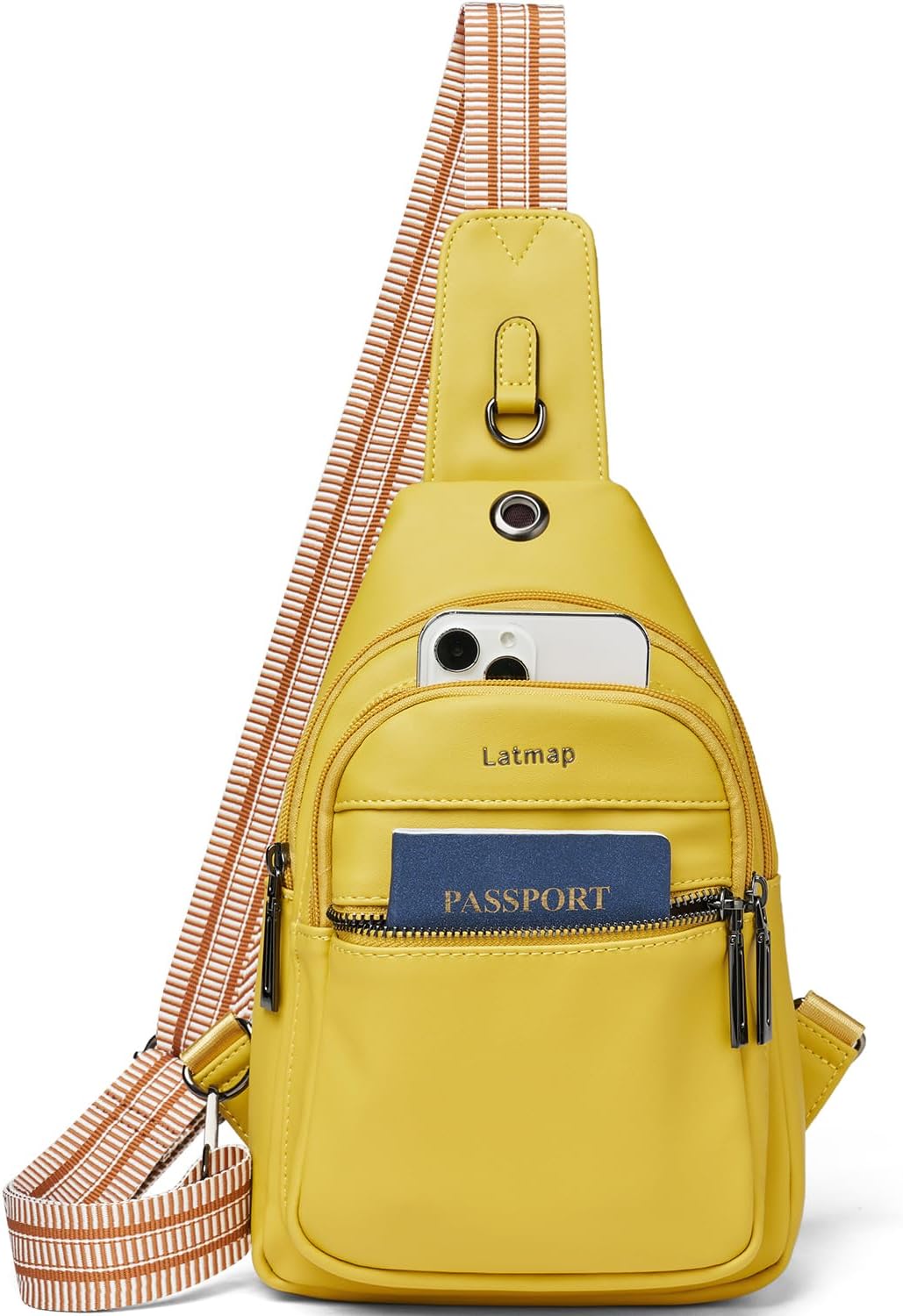 Detalle de LATMAP 7L Damen Bauchtasche Sling Bag – vielseitige Crossbody mit 7 Litern
