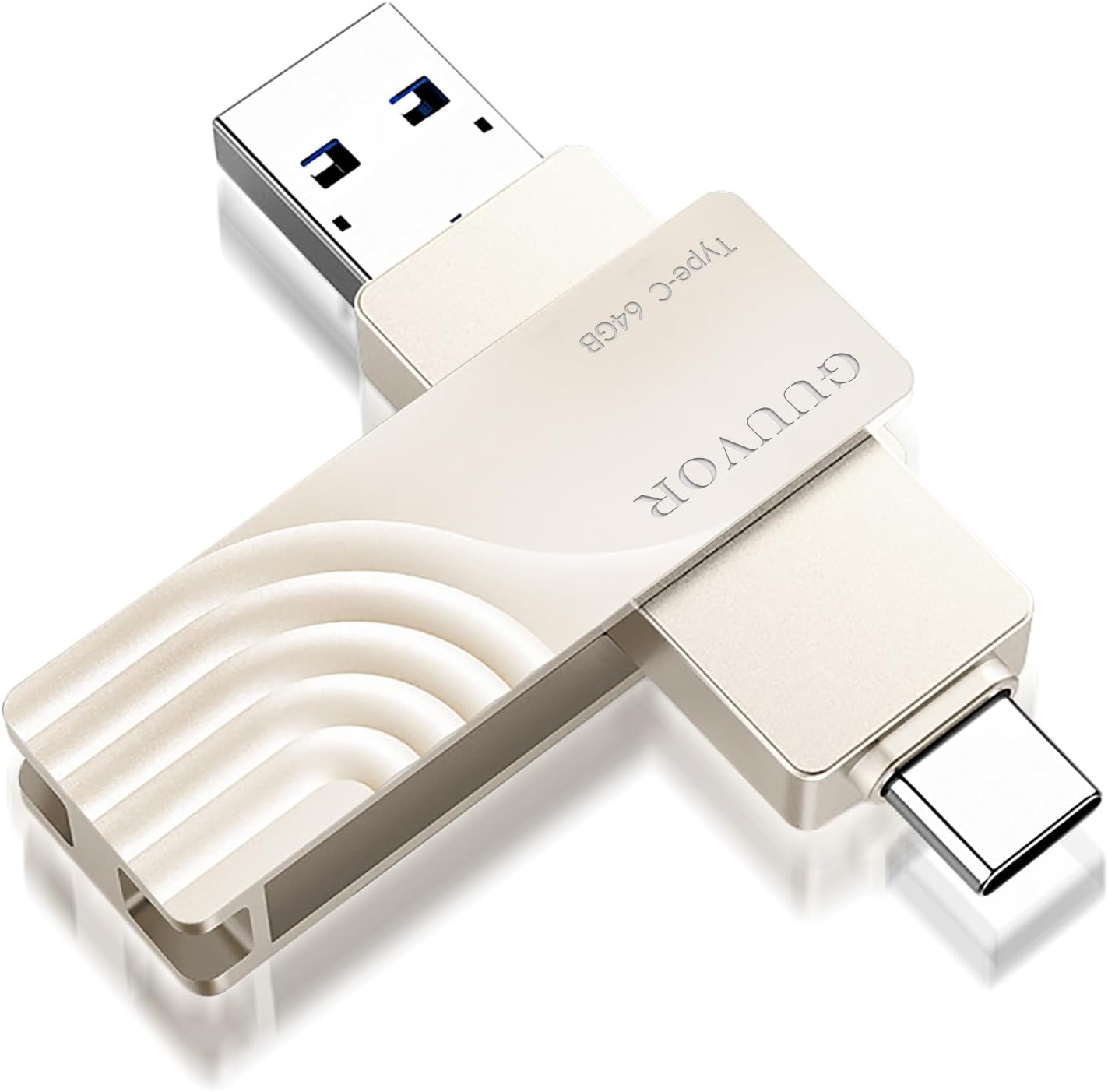 GUUVOR clé USB C 64 Go 2 en 1