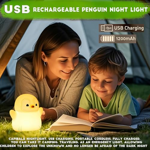 Thumbnail 4 de DREAMING MY DREAM Penguin Night Light 2-level ๐